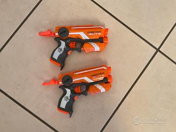 Lotto 2 pistole nerf elite firestrike come nuove