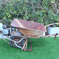 Seminatrice con motore a scoppio originale anni 50