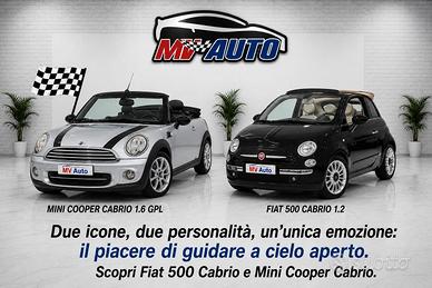Fiat 500 & Mini Cooper due icone Cabrio