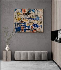 Grande quadro dipinto su tela astratto arte modern