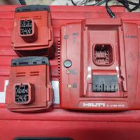 Caricabatteria più 2 batterie hilti