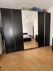 Camera da letto, comò, comodini, letto contenitore