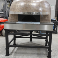 Forno a legna professionale mobile per pizzeria