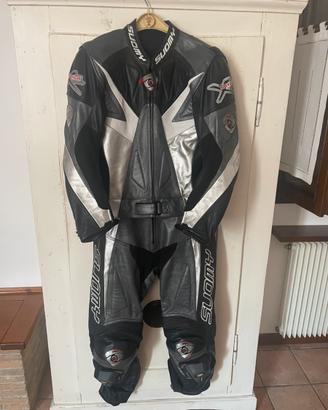 Tuta moto divisibile in pelle Suomy