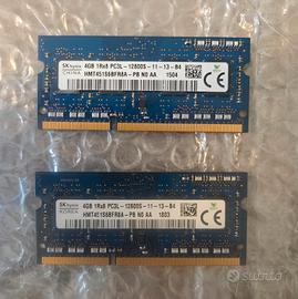 2x4GB RAM DDR3L SoDIMM SK hynix 8GB 1600MHz