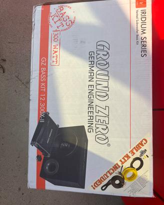 Kit subwoofwer ground zero