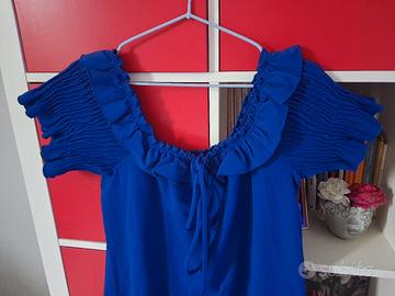 vestito donna colore blu cina