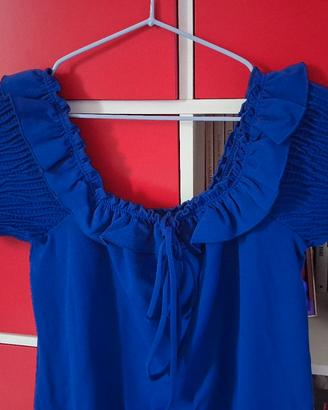 vestito donna colore blu cina