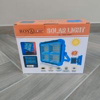 Faro Led solare portatile 1200W Powerbank 