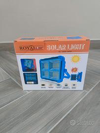 Faro Led solare portatile 1200W Powerbank 