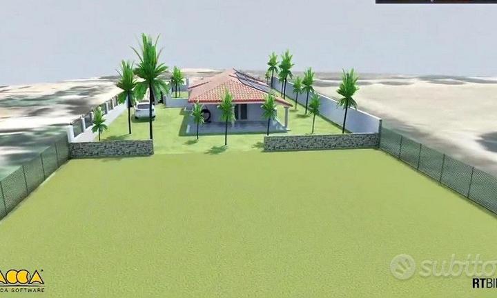 (New) Nuova Villa in lotto 1200 mq 400 mt dalla sp