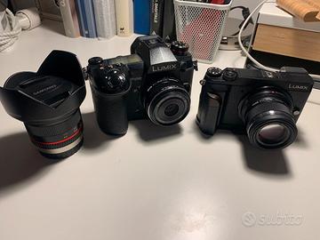 Panasonic G9 + Gx80 + ottiche
