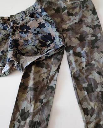 Shorts e leggins militari