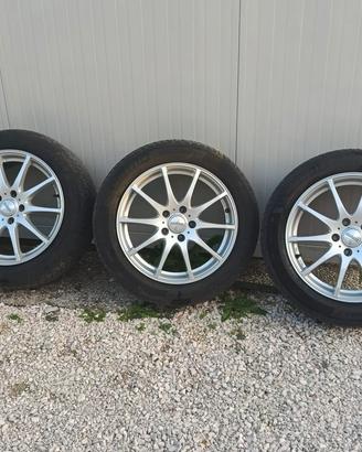 Cerchi e gomme raggio 17