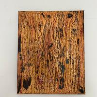 Quadro astratto materico texture naturale