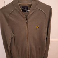 felpa Lyle & Scott da uomo, colore verde militare