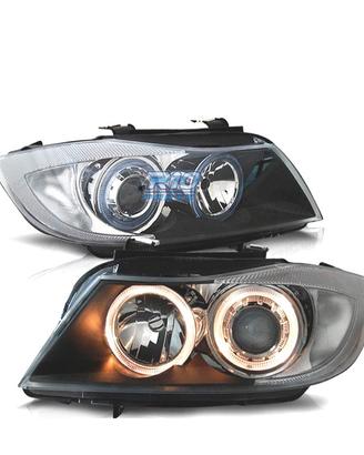 FARI BMW E90 E91 05-08 ANGEL EYES HALOGENO FONDO N