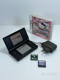 NINTENDO DS Lite CONSOLE + CARICATORE e 3 Giochi