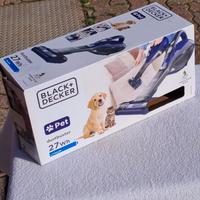 Aspiratore Black+Decker 27 Wh per peli animali