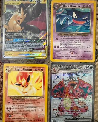 Charizard, flareon, hunter, pikachu e zekrom