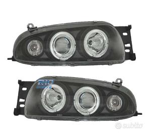 FARI FORD FIESTA 95-99 ANGEL EYES SFONDO NERO