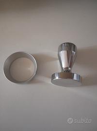 Pressacaffè + anello dosatore ad imbuto 53mm
