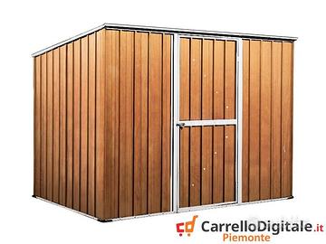 Casetta box giardino Acciaio 260x185 fin legno
