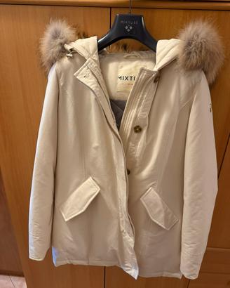 Glamour Giacca Invernale-Tg M/L-colore crema rose-chic 👍 (Neu (gemäss