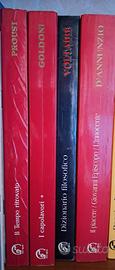 Libri. Proust, Goldoni, Voltaire, D'Annunzio