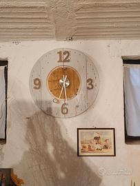 orologio artigianale in legno