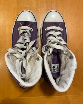 Converse All Star viola taglia 37