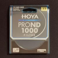 Filtro HOYA PRO ND 1000 77 + Filtro neutro DORR 77