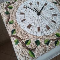 Orologio da parete in mosaico