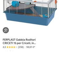 Gabbia Ferplast criceto