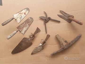 Antichi attrezzi da lavoro 