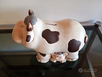 salvadanaio mucca