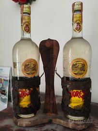 Espositore Strega vintage con 2bott.originali