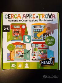 Cerc* Apri e Trova, gioco Montessori (2-5 anni)