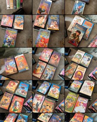 Vhs disney e cartoni animati