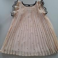 Abito in tulle plissettato H&M a pois 98 cm nuovo 