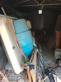 pedalò 4 posti nuovo con tenda per il sole
