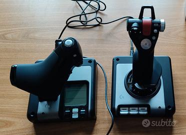 Joystick e Throttle Logitech X52 Hotas simulatore