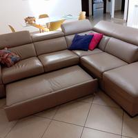 divano letto pelle 