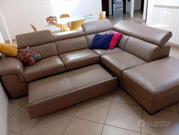 divano letto pelle 