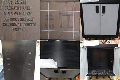 Carrello da officina con serratura a chiave Nuovo