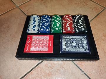 Fiches Poker con Scatola