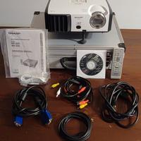 Videoproiettore SHARP XR-32X DLP completo di cavi