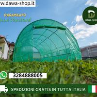 Serra tunnel 3x6 altezza 2 mt ideale per orto