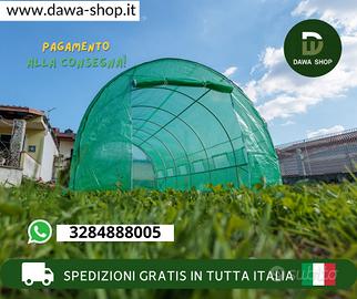 Serra tunnel 3x6 altezza 2 mt ideale per orto