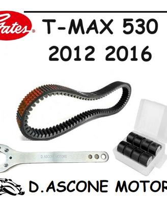 Cinghia GATES CON RULLI E CHIAVE Tmax 530